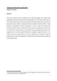 Adaptations of Beowulf in modern film1 Burgert A Senekal Abstract ...