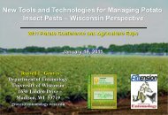 New tools and technologies form managing potato insect pests