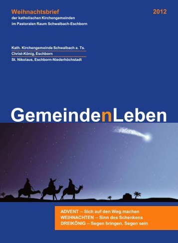 schenken und - Pfarrgemeinde Christ-KÃ¶nig Eschborn