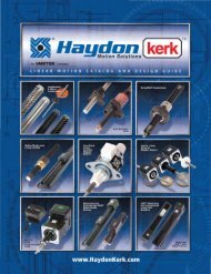 HaydonKerk 2011 Drives 270812.pdf - Motion Technologies