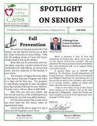 Spotlight On Seniors, Fall 2012 - Dutchess County