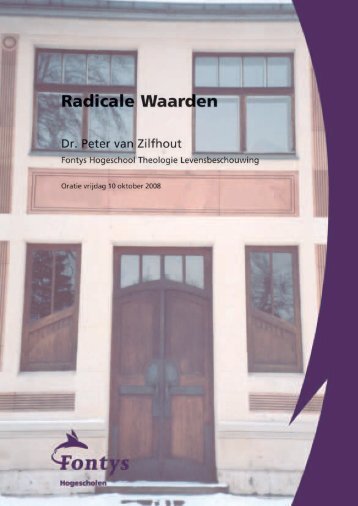 Radicale waarden - platform lectoren zorg en welzijn