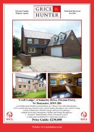 Price Guide: £230000 'Croft Lodge', 4 Somerby ... - Grice & Hunter