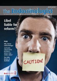 The Endocrinologist | Issue 99 [PDF] - Society for Endocrinology