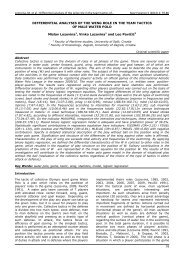 Lozovina, M. et al.: Differential analysis of the wing ... - Sport Science