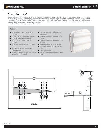 SmartSensor V Datasheet - Advanced Traffic Products