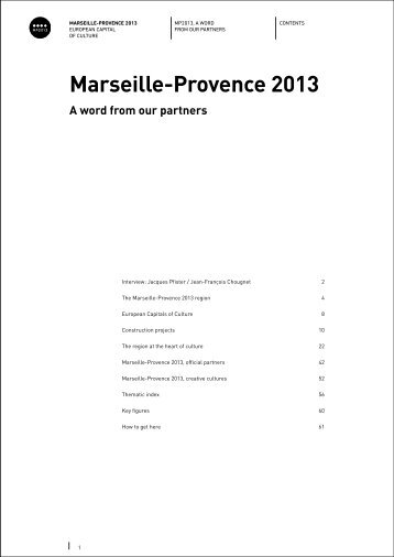 Marseille-Provence 2013 - mp2013.fr