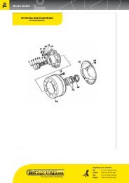 Axle Drum Brake Parts List - Airsprings