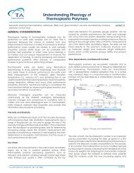 Understanding Rheology of Thermoplastic Polymers - TA Instruments