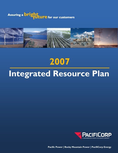PacifiCorp 2007 Integrated Resource Plan (May 30, 2007)