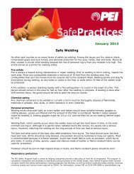 January 2013 Safe Welding