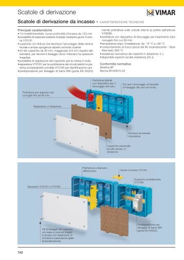 PT - Pagina tecnica (pdf) - Vimar