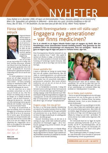 NYHETER - Fonus