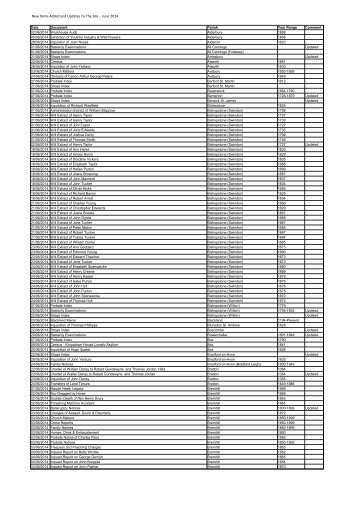 OPC - Monthly Uploads June 2014