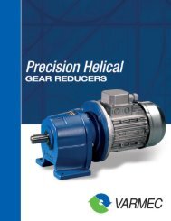 Varmec Precision Helical Gear Reducers Catalog - McGuire Bearing ...