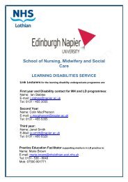 Learning Disabilities Link Lecturer and PEF Contact details.pdf