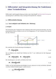 Differenzial- und Integralrechnung