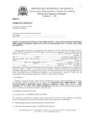 TP 014-08 - Minuta contrato AMBULANCIAS - Prefeitura de Franca