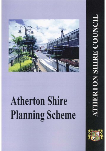 Atherton Shire Planning Scheme - Tablelands Regional Council