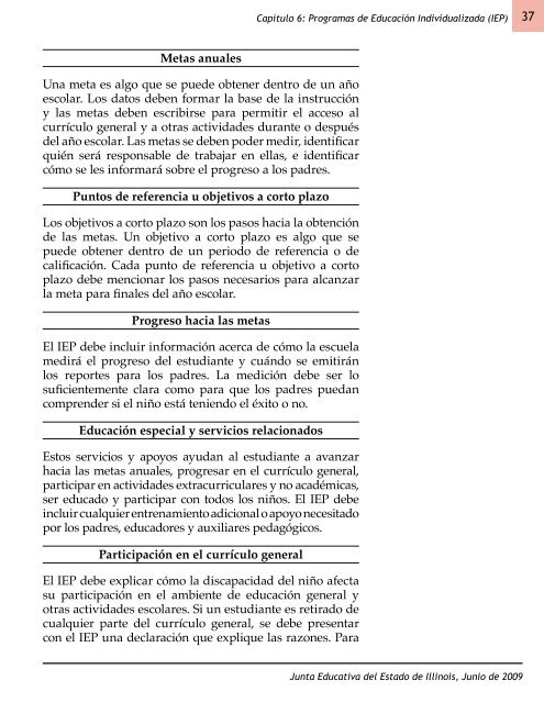 anÃƒÂ¡lisis de la educaciÃƒÂ³n especial en Illinois - District 65