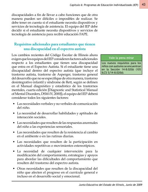 anÃƒÂ¡lisis de la educaciÃƒÂ³n especial en Illinois - District 65