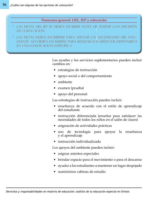 anÃƒÂ¡lisis de la educaciÃƒÂ³n especial en Illinois - District 65