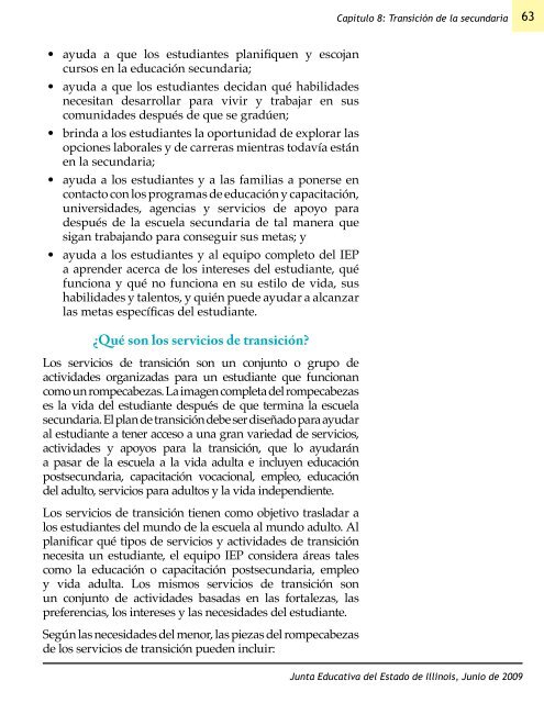 anÃƒÂ¡lisis de la educaciÃƒÂ³n especial en Illinois - District 65