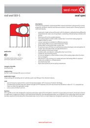 seal spec rod seal S03-S - seal-mart