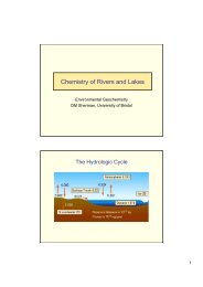 Lecture Notes (PDF) - Aqueous and Environmental Geochemistry