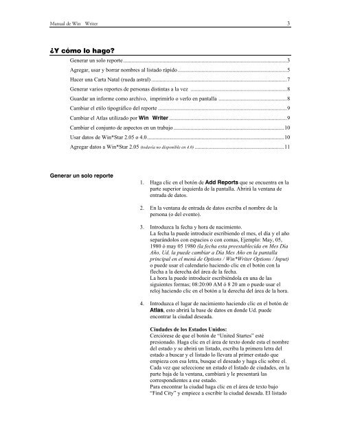 Manual PDF en Español - Matrix Software