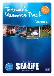 Teacher's Resource Pack - Sydney Aquarium