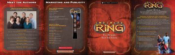 Infinity Ring series informational brochure - Scholastic Media Room