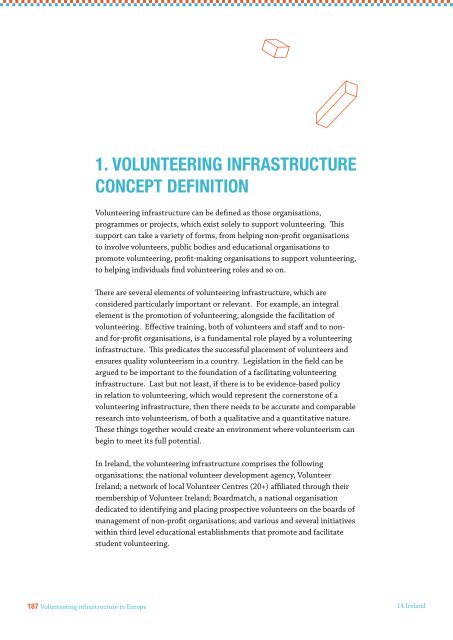 VOLUNTEERING INFRASTRUCTURE