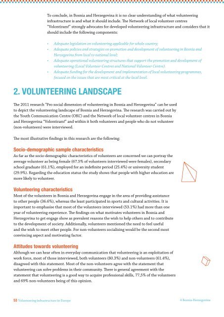 VOLUNTEERING INFRASTRUCTURE