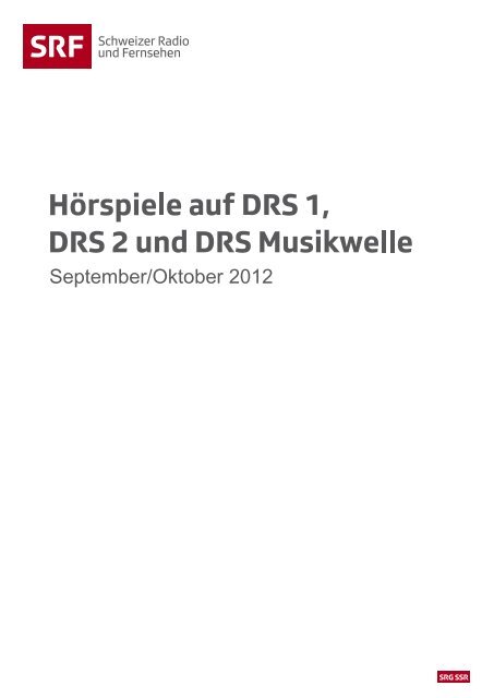 September/Oktober 2012 - Schweizer Radio DRS