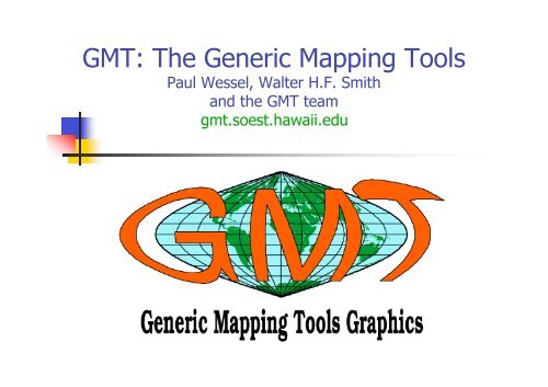 GMT: The Generic Mapping Tools - EarthByte