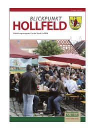 Blickpunkt Hollfeld - Nordbayerischer Kurier