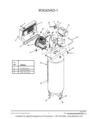 Air Compressor Repair Manual - Allparts Equipment & Accessories