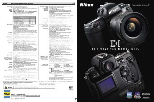 D1 - Nikon Service-Manuals