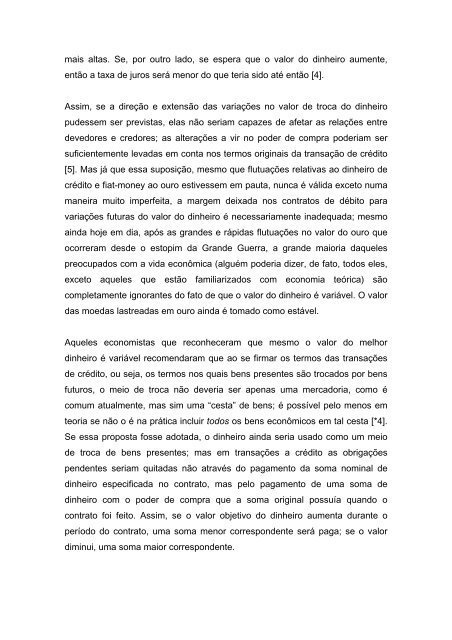 Ludwig von Mises Ã¢Â€Â“ Teoria do Dinheiro e CrÃƒÂ©dito (p.137 - p.145 ...