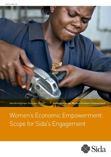 Women's Economic Empowerment: Scope for Sida's Engagement