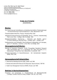 PUBLIKATIONEN - IMW - Technische Universität Wien