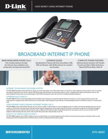 BROADBAND INTERNET IP PHONE