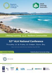 Conference program - Adult Learning Australia