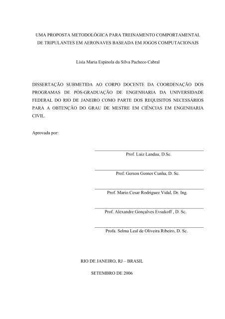 Revisão proposta para os pontos 3., 4. e 8. do Questionário SCD