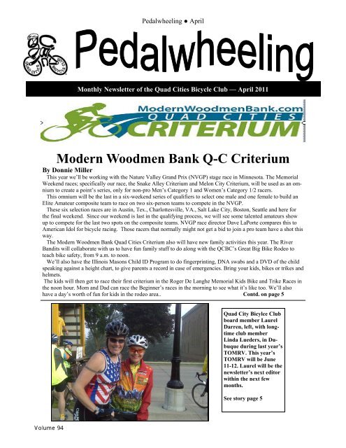 Modern Woodmen Bank Q-C Criterium - Quad Cities Bicycle Club