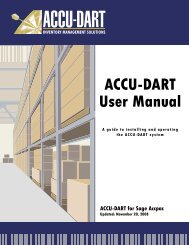 ACCU-DART User Manual