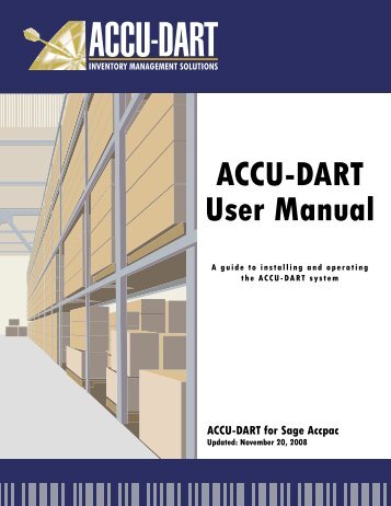 ACCU-DART User Manual