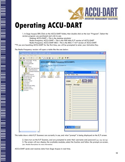 ACCU-DART User Manual