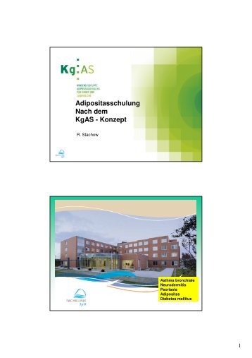 Adipositasschulung Nach dem KgAS - Konzept - Adipositas MV